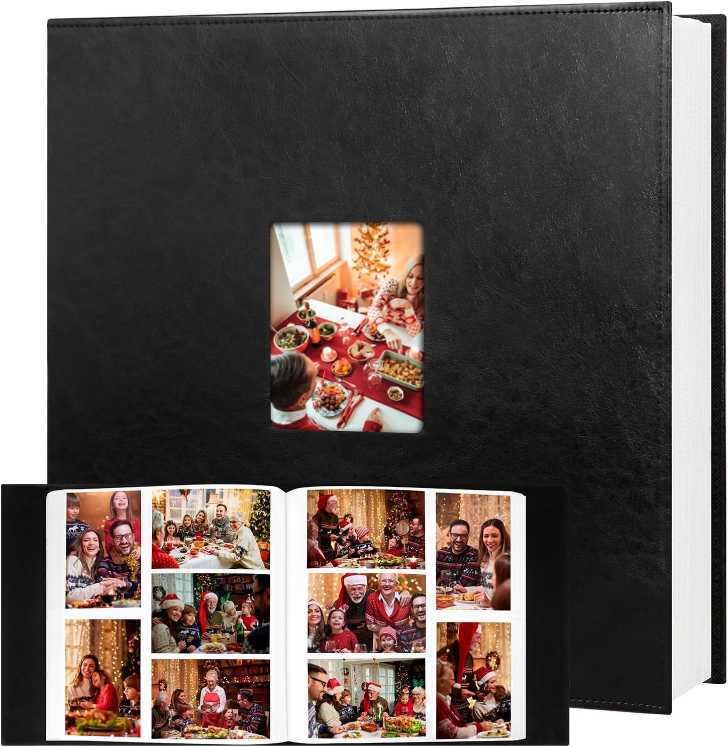 Photo Album 6x4 700 Photos - Black Large-image-f224eb06-7f92-47e5-8aa2-134911dfb3bc-125433