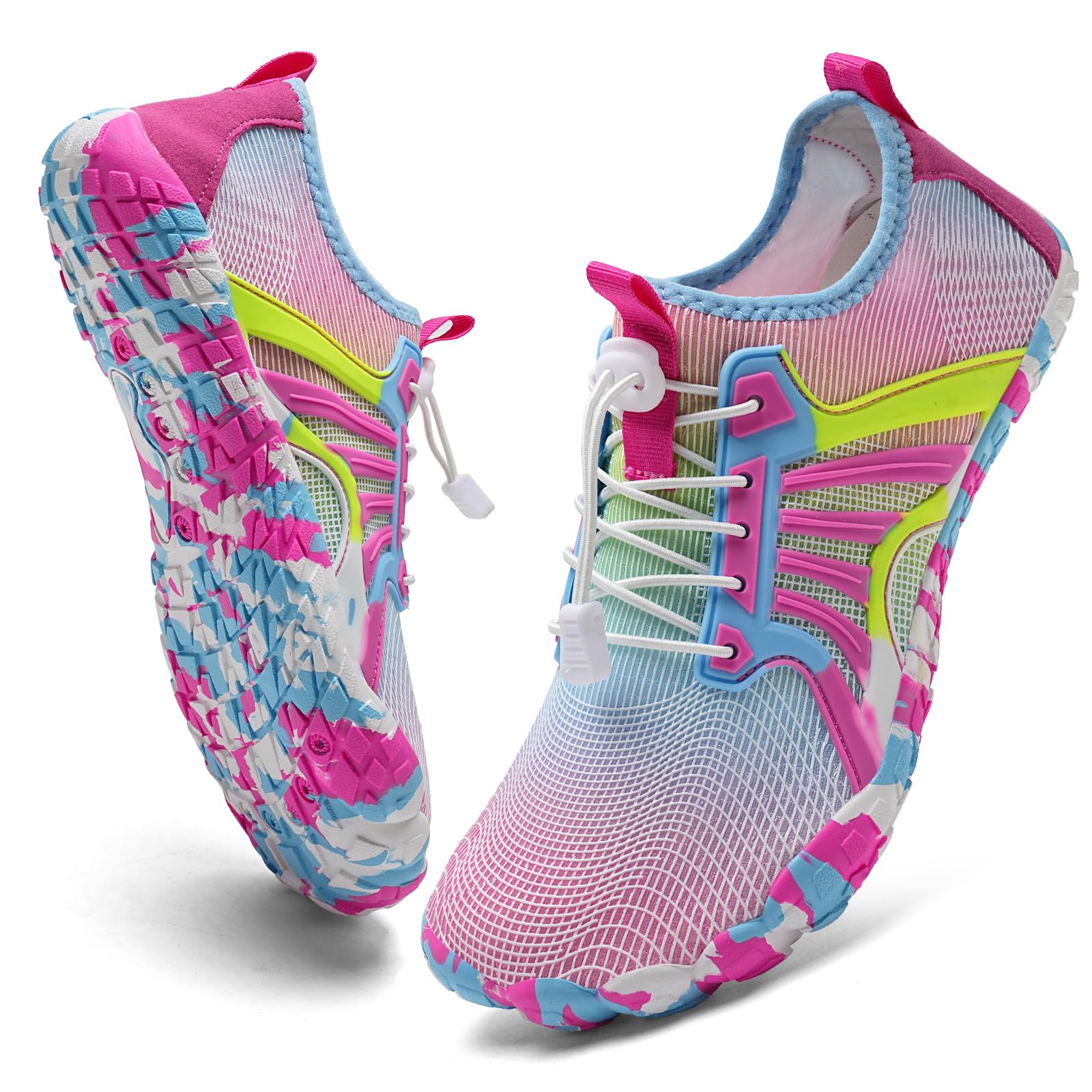 Barefoot Water Shoes Quick-Dry - Blue Pink UK 5.5-image-395c0fbe-b50c-44da-9a32-8b129270c726-116870