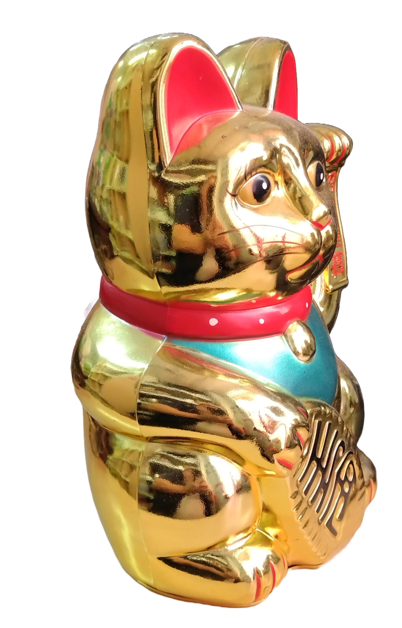 招财猫 Maneki-Neko 招き猫 Lucky Cat Charm Beckoning Cat Golden