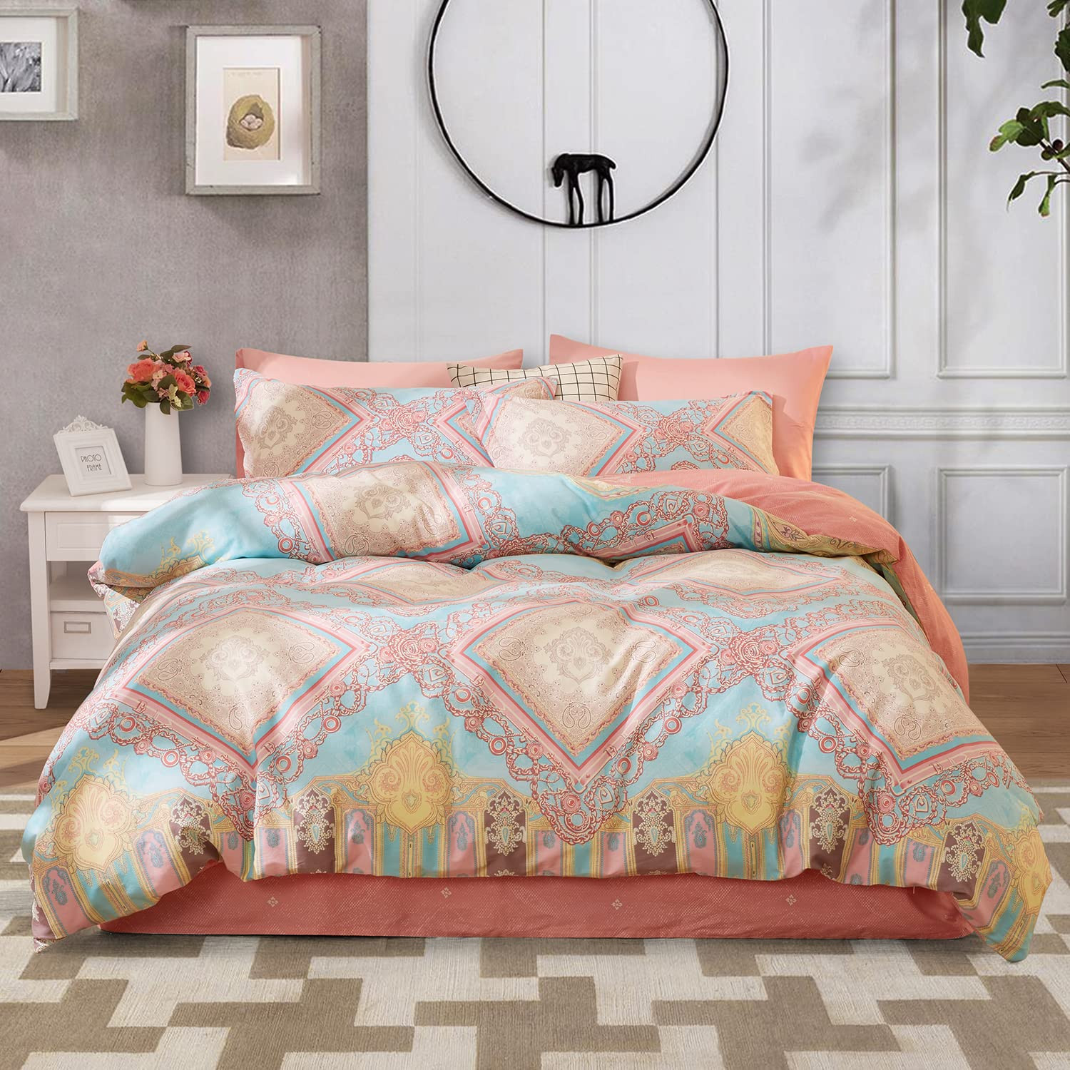 Cotton Boho Duvet Set - Celia Super King