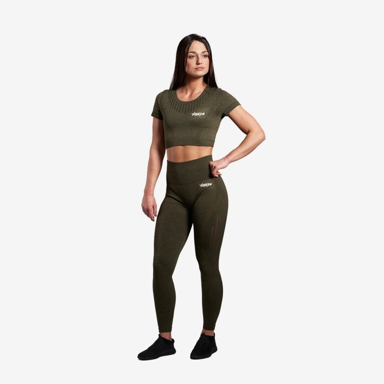 Forza High Waist Leggings - Forest Green - Medium-image-5385fcc0-83fd-4e27-96b6-73ec095ef5eb-268798