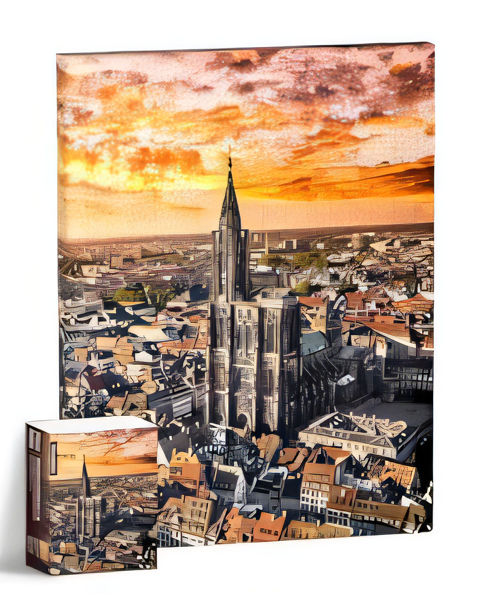 Canvas Wall Art Jigsaw Puzzle - Henry Do Cathedral 23.5x30.5cm-image-7fa30ffa-a65e-40a0-8c0d-7960db5b3003-112243