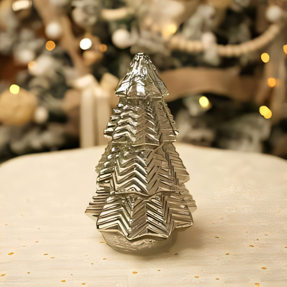 Glass LED Christmas Tree - 20cm Silver-image-2dd4ed77-3b21-414f-b5df-59969fd08aac-82544