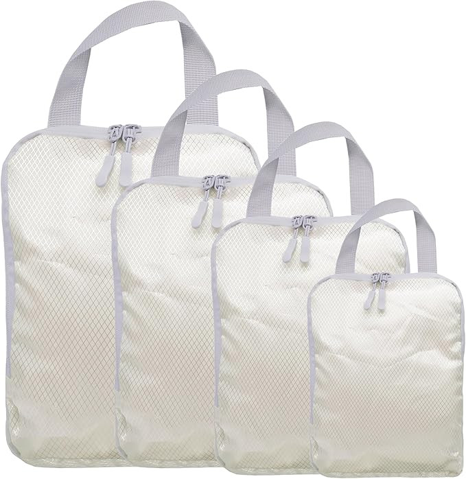 Compression Packing Cube Travel Organiser - Beige S-image-dc32dc99-1cb7-4d0b-8951-b7285f20c1ac-126681