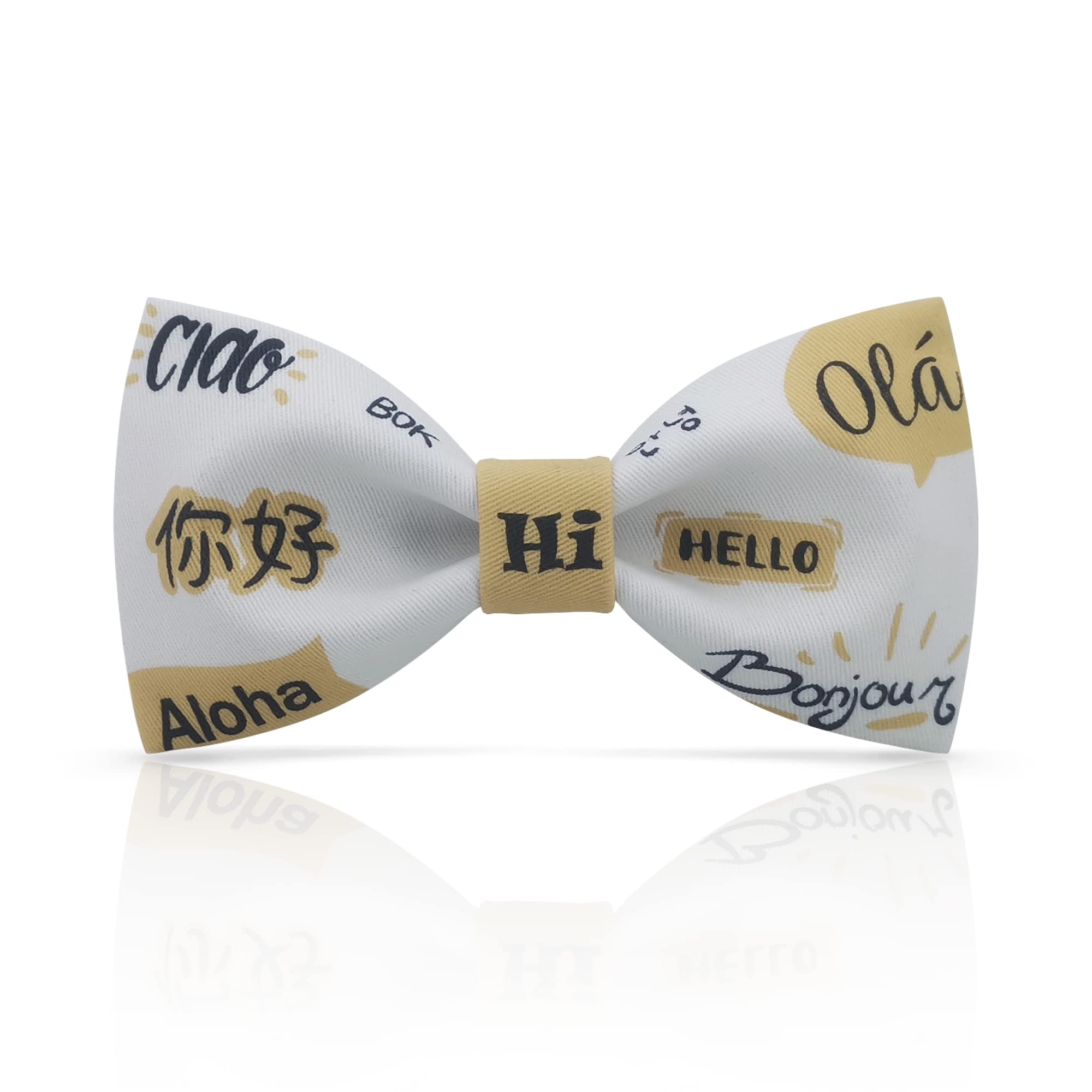 Men's Funny Hello Bow Tie - Print-016 M-image-b3d10e69-beba-464c-acfc-f9228c85ad88-125636