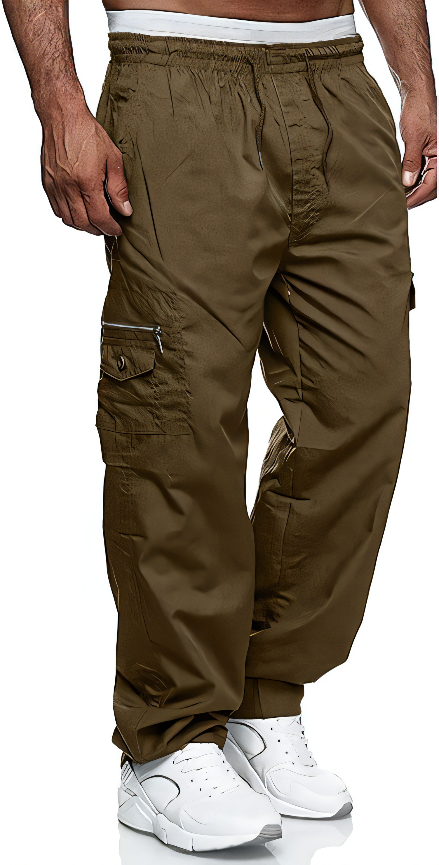 Men's Cargo Jogger Trousers - Brown Small-image-d8d88cbb-0723-4a90-8a15-6f2a37629cc3-91885