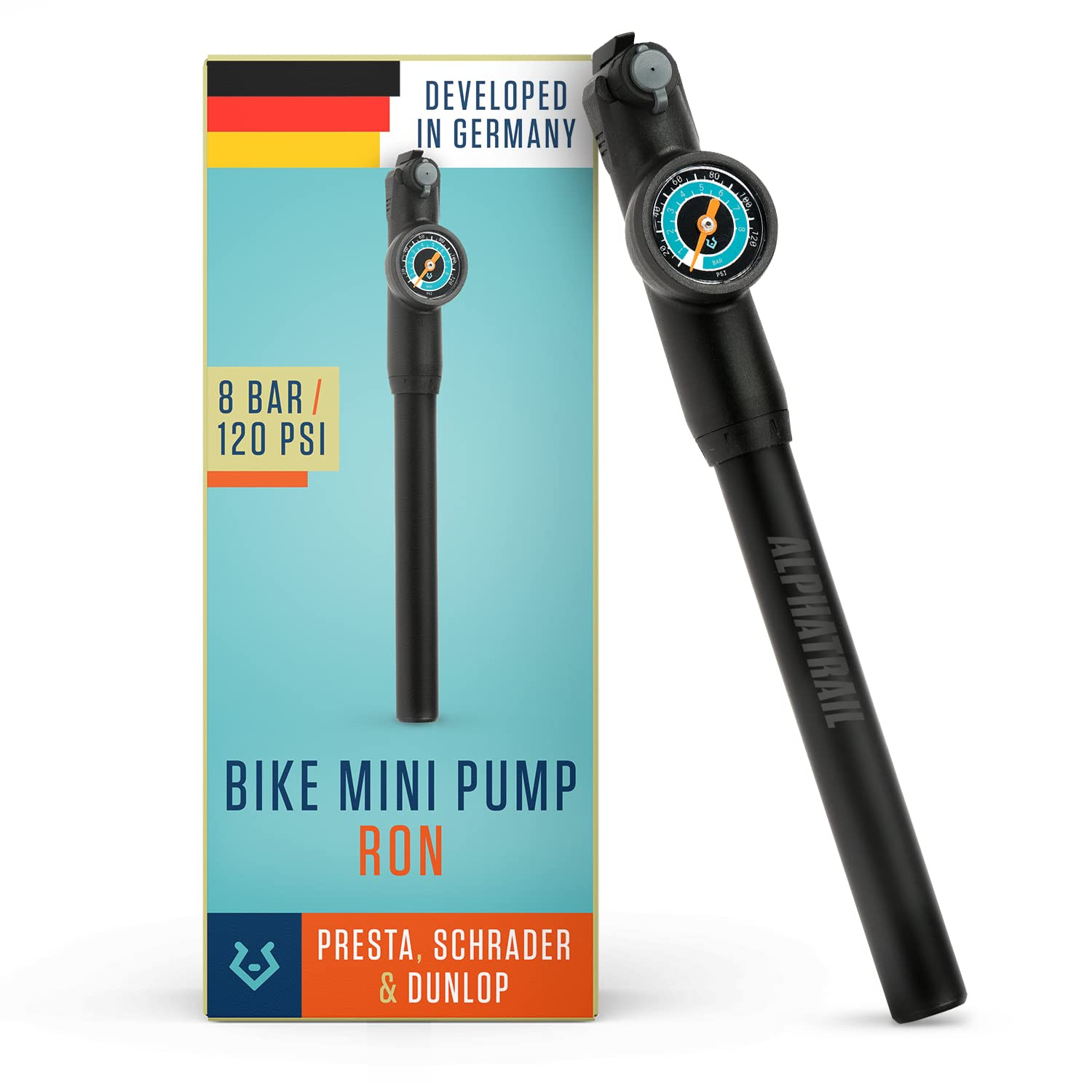 Mini Bike Pump 120 PSI Extendable Head - Black AT-570-image-e29dac86-f212-4fa8-837b-7d60007c417a-169736