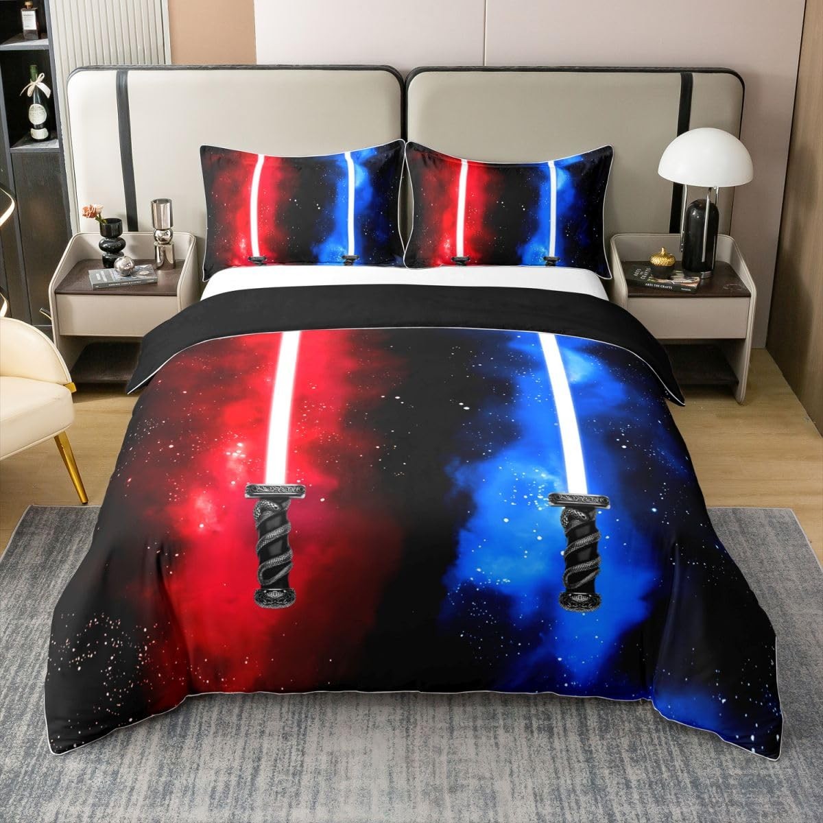 Cotton Tie Dye Duvet Set - Multicoloured Single