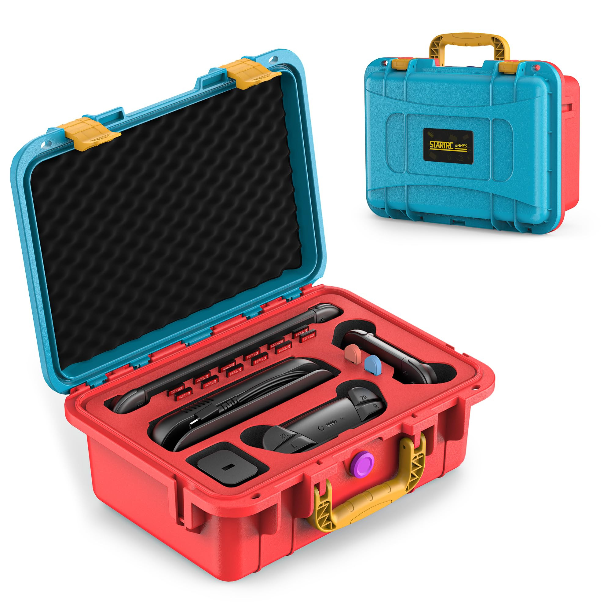 Nintendo Switch 2 Carry Case Waterproof - Blue & Orange-image-ba6e2cd1-193b-42ae-95b4-43dd421ba0ac-542
