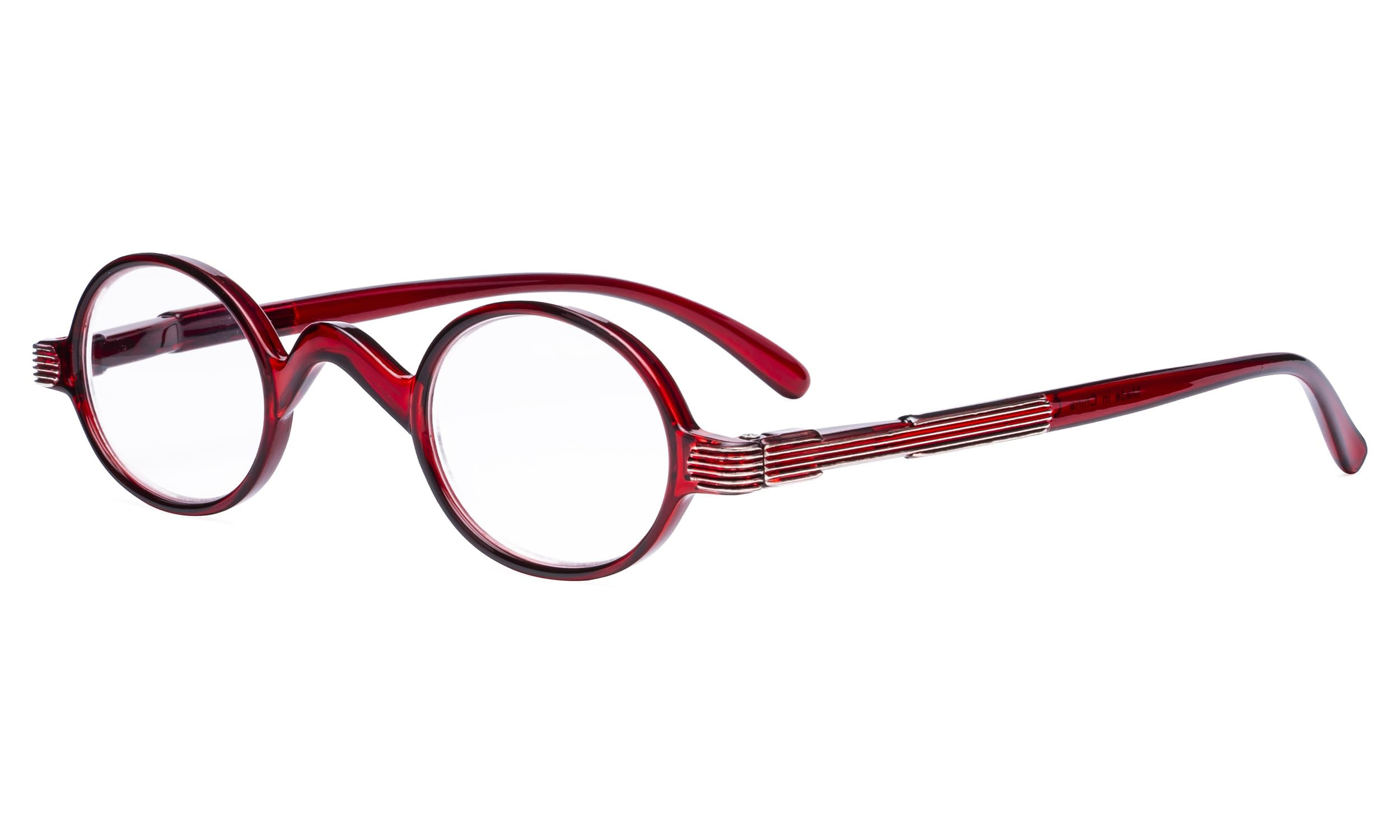 Small Oval Reading Glasses - Red +0.50-image-da7f2838-ee21-48f8-8c28-6959e7835164-4573