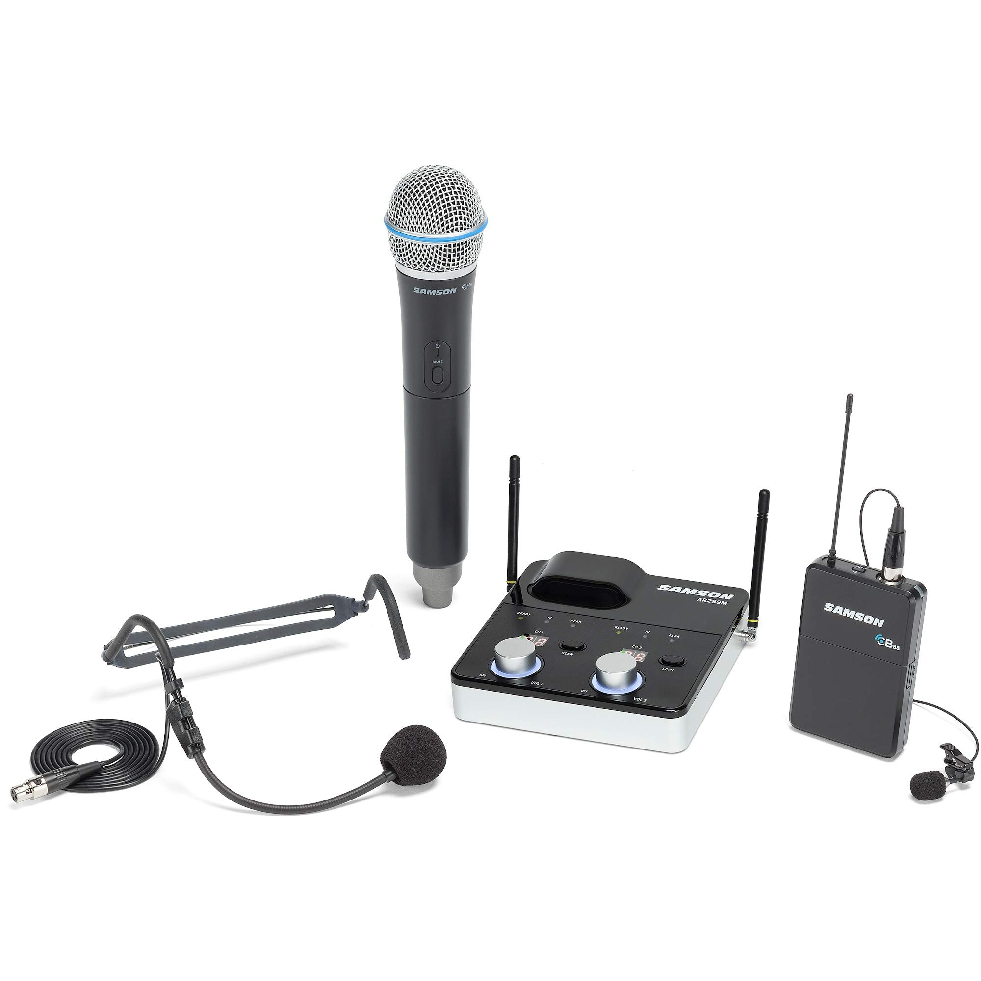 Dual Wireless Mic System - Black L Band-image-c6cb6070-0e16-4f6a-aa49-956355413f3a-1654