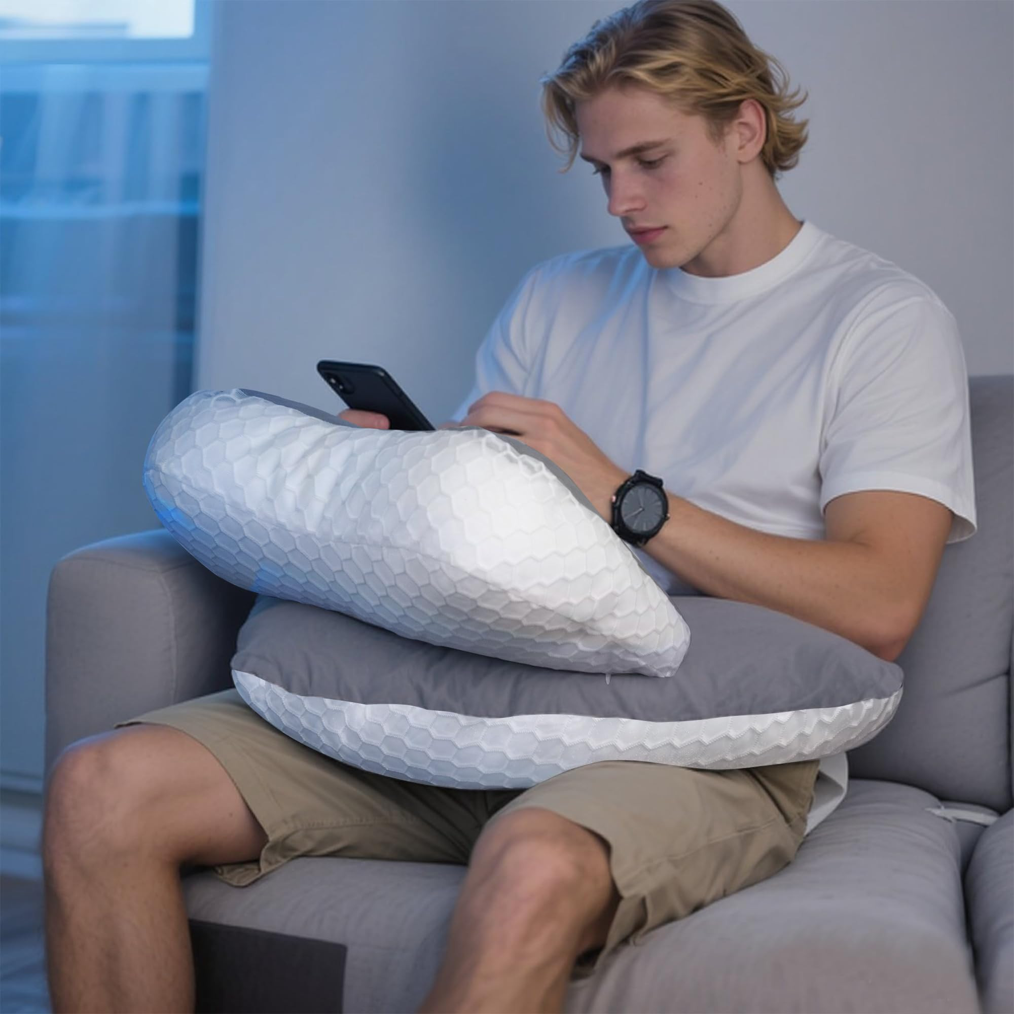 Gaming Reading Pillow Ergonomic - Grey GP-image-513c179f-0cf1-4d08-bb0a-43f0374cb727-1974