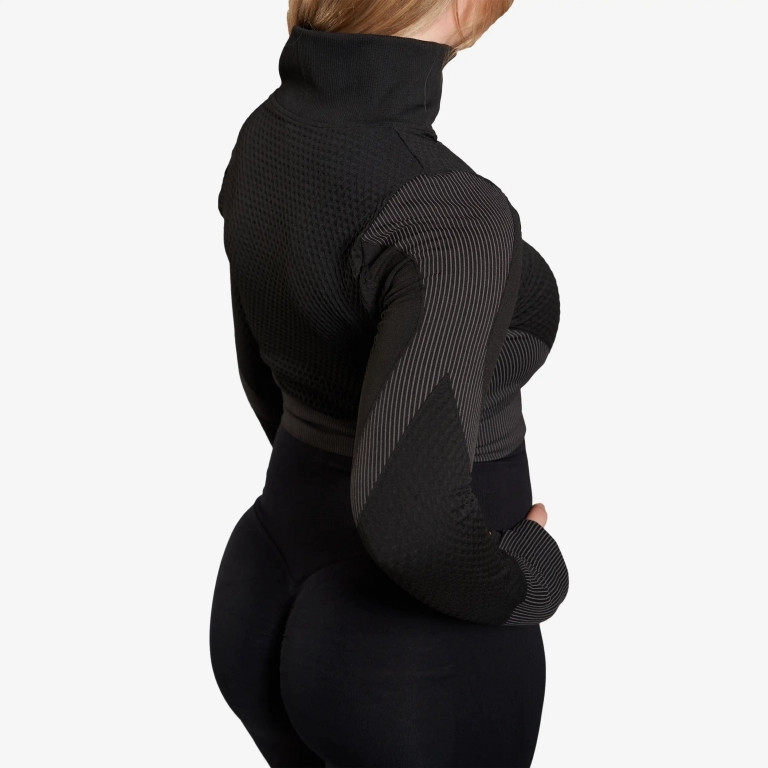 Forza Seamless Crop Top - Smoke Grey - Medium-image-a1eef160-9b33-4a06-acf6-f7e9868fba92-268486