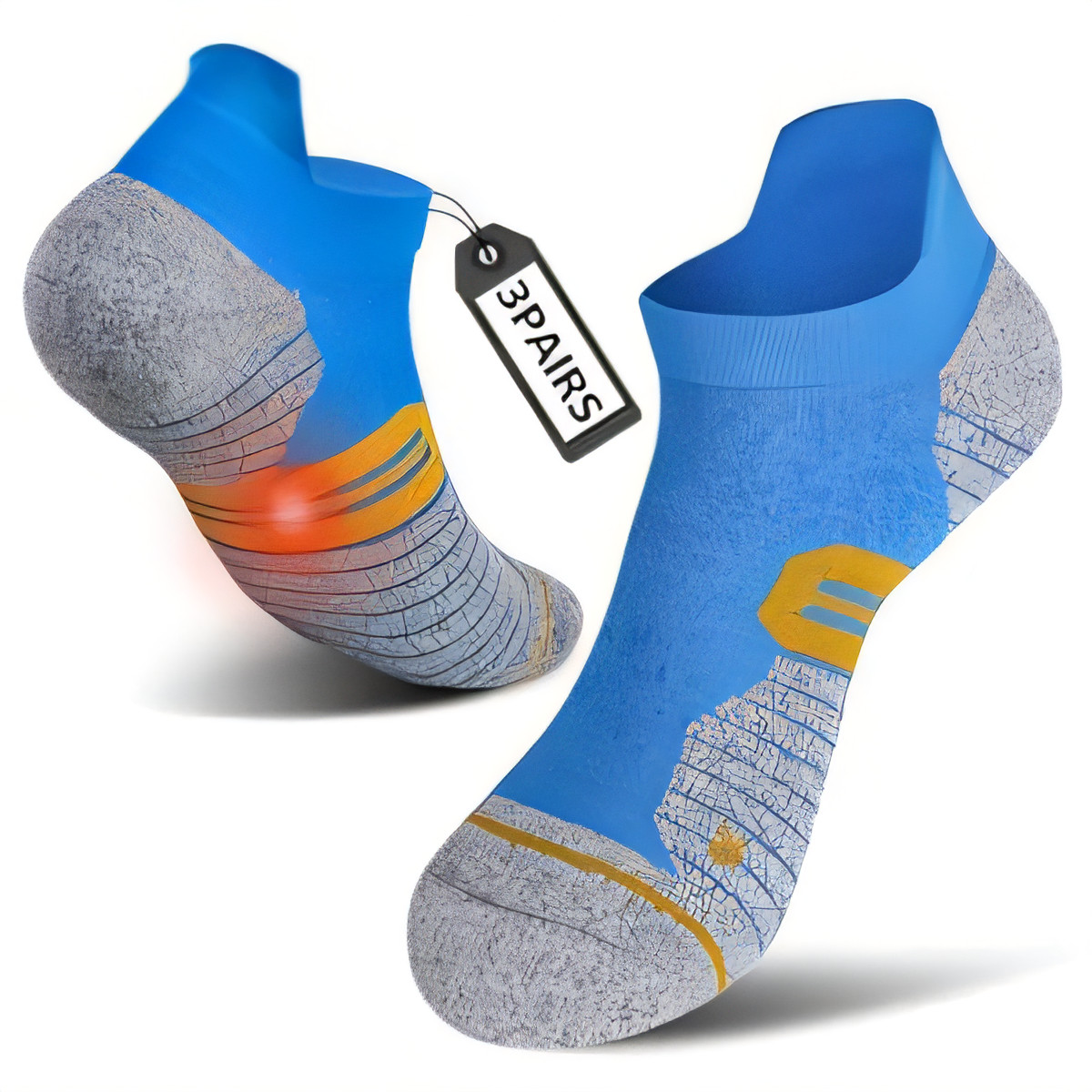 3/6 Pairs Blue Compression Neuropathy Socks - Unisex, Size S-image-7ff751e2-dfd9-446e-a81f-8e1b81b6d225-58482