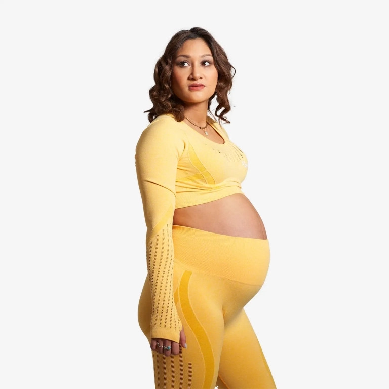 Forza Naadloze Crop Top - Sunny Yellow - Medium-image-da282674-3921-408b-9ad9-003274c70daa-137913