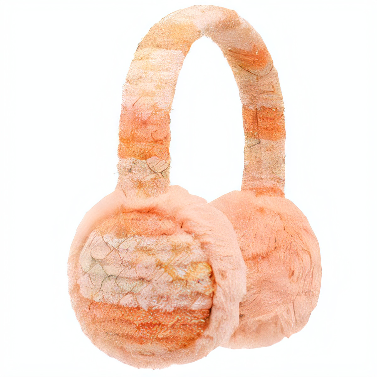 Kids Knitted Winter Earmuffs - Orange Ages 3-8-image-7a746fb3-6873-4846-9663-d887e95d390d-55916