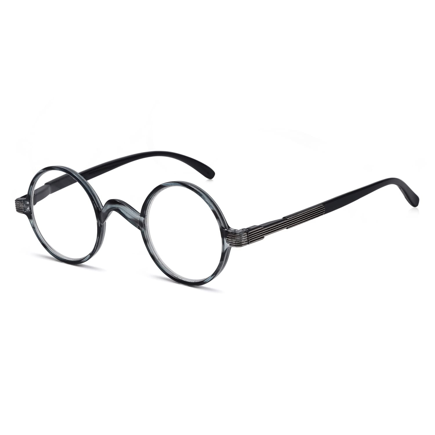 Round Reading Glasses Vintage Style - Blue Stripe +2.25-image-464cc377-22fc-452f-be28-3a5160ed8dca-268277
