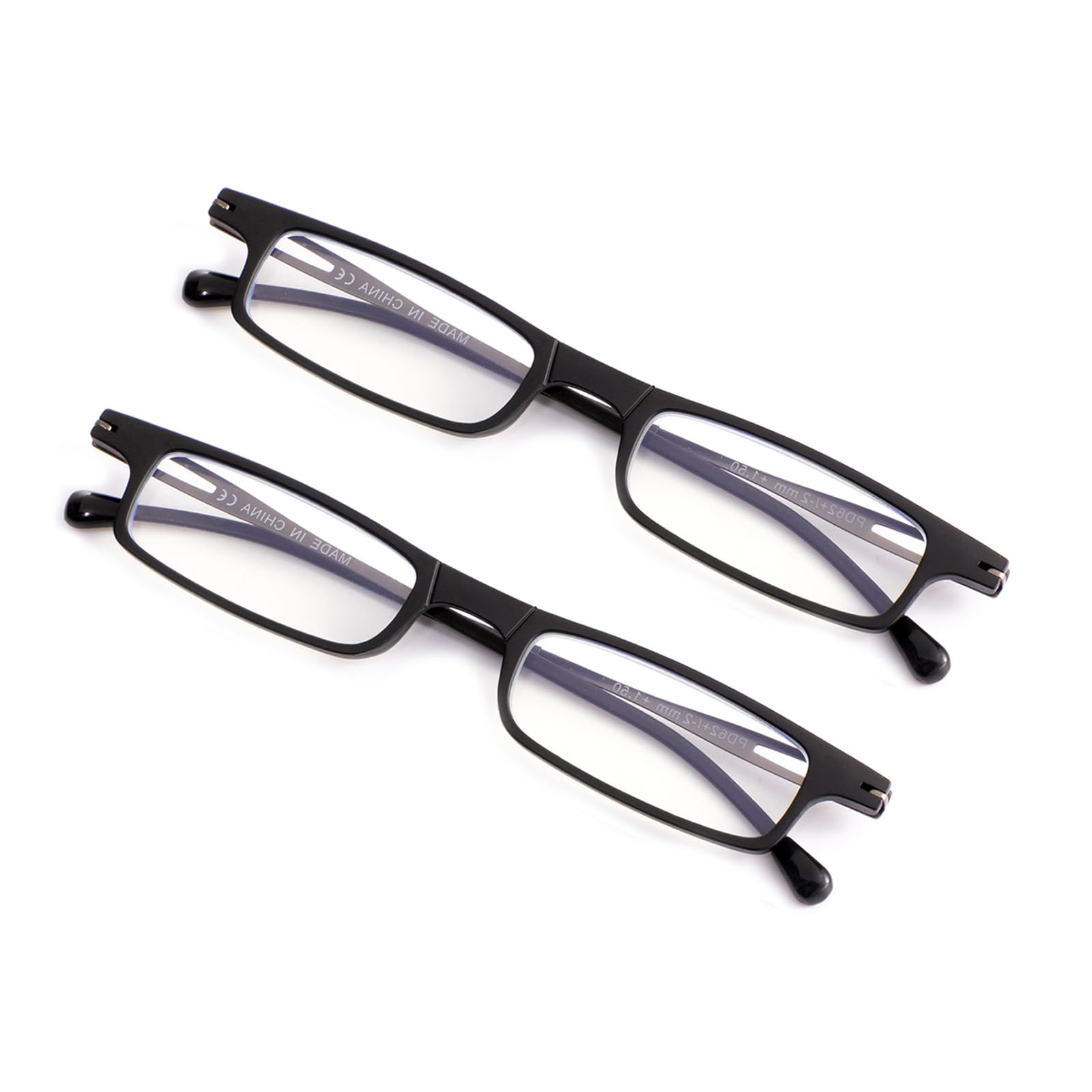 Folding Reading Glasses 2 Pack with Case - Black 1.0-image-6d7cfbcc-f1dc-41a1-8d48-b40722b1ae0f-266196
