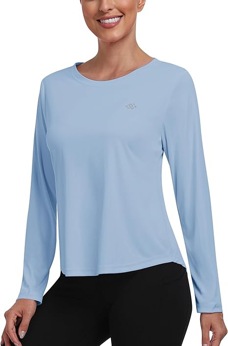 Women's Running Top UPF 50+ - Sky Blue L-image-b8083b10-0080-4cf3-89df-ee057cefb269-111634