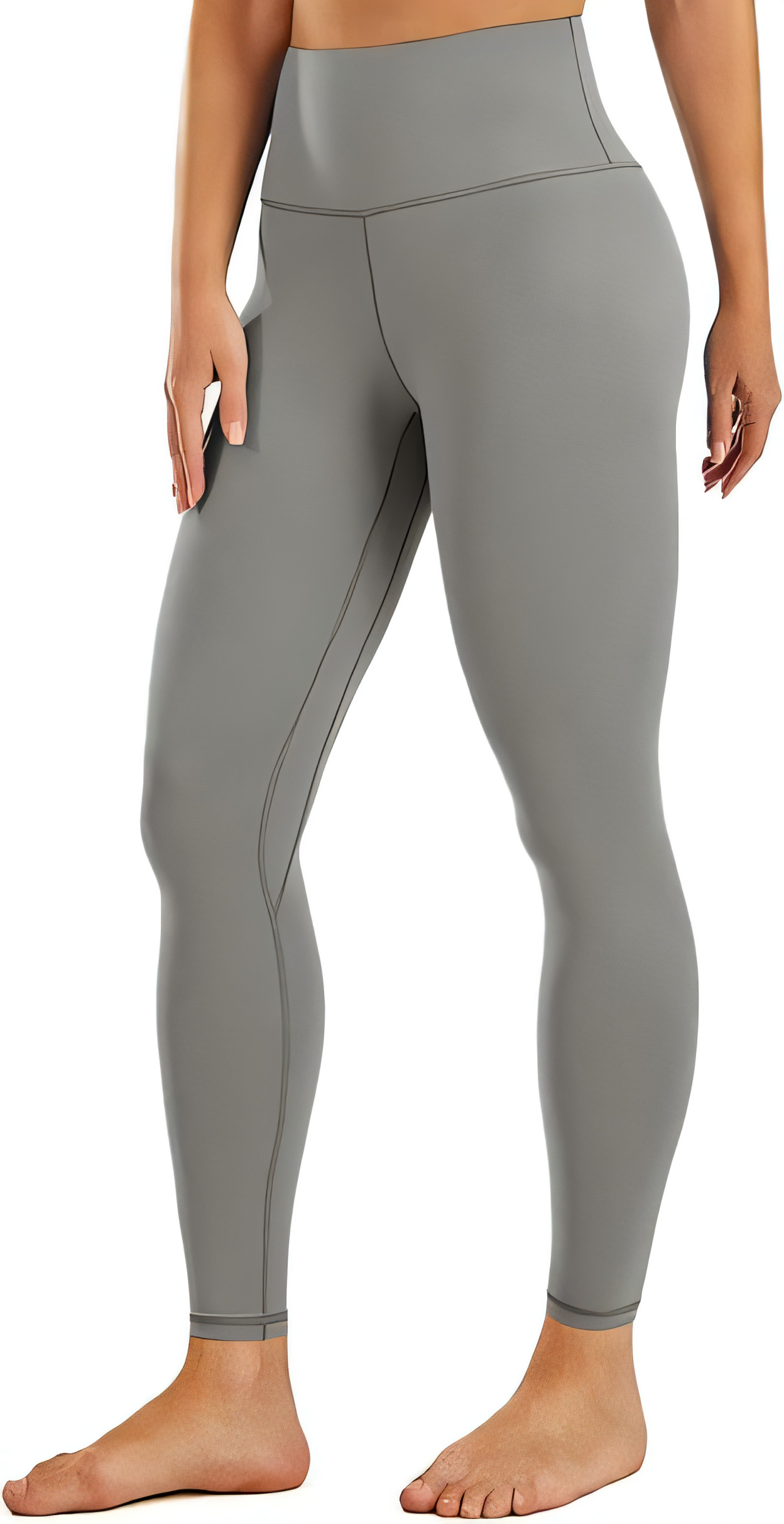 Women's Yoga Leggings High Waisted with Pockets - Grey M-image-be24de6c-3edd-4c1a-adc6-99c01998e665-100167