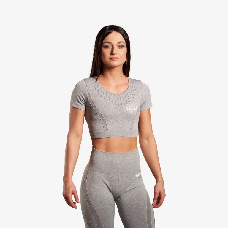 Forza Seamless Crop Top - Pearl Grey - Medium-image-32302cff-3a58-4478-a6e8-8899c9a017d2-268755