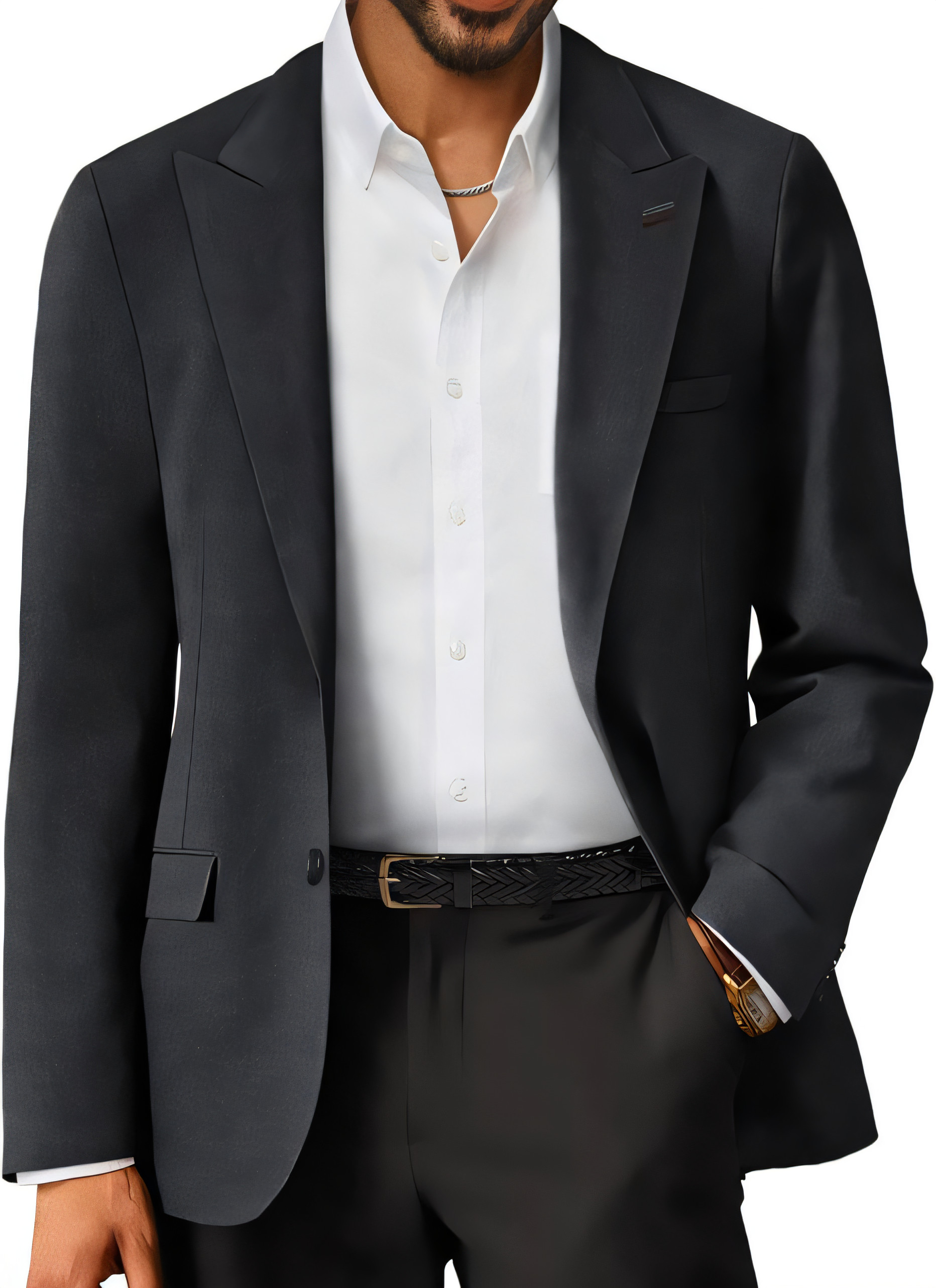 Men's Classic Blazer Regular Fit - Black S-image-a727a9e1-232c-4d3d-9823-27226dd790d8-96694