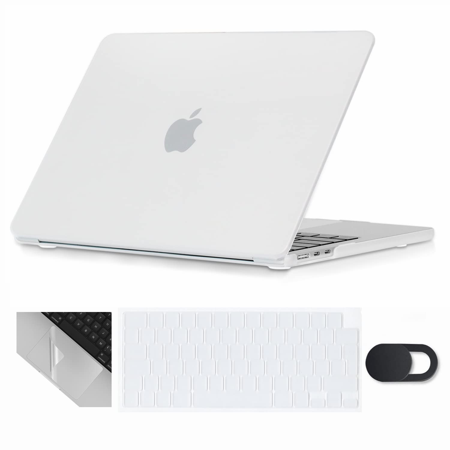 MacBook Air Hard Shell Case - Frosted Clear 15.3inch-image-d1a5cd74-6d9d-44d3-a840-3a03ec13fbeb-126123