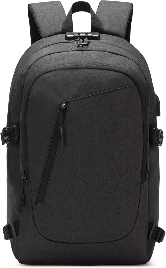 Men's Anti-Theft Laptop Backpack USB Port - Black L-image-5f6fe208-ce2d-4913-af08-1f45ad4853bb-95202