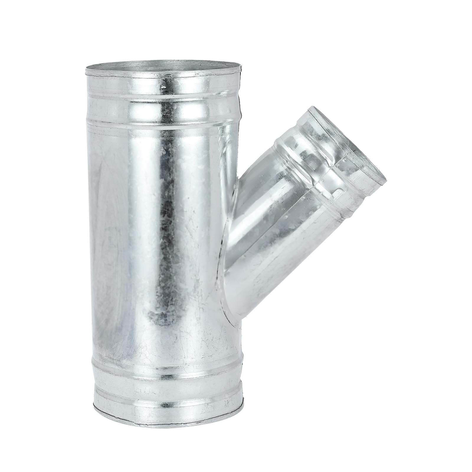 3 Way Duct Connector Y Splitter - Silver Tone 6 to 4 Inch-image-460aad7e-4599-49e0-85be-920abed2d262-125509