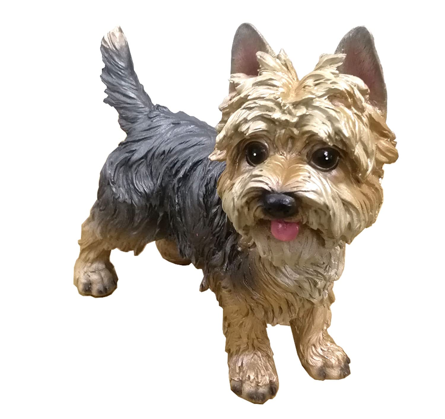 Yorkshire Terrier Resin Statue - Multicolour 200x100x220mm-image-34a1d24a-7e3e-4bd3-b7b2-c9f3eb5aa73f-105690