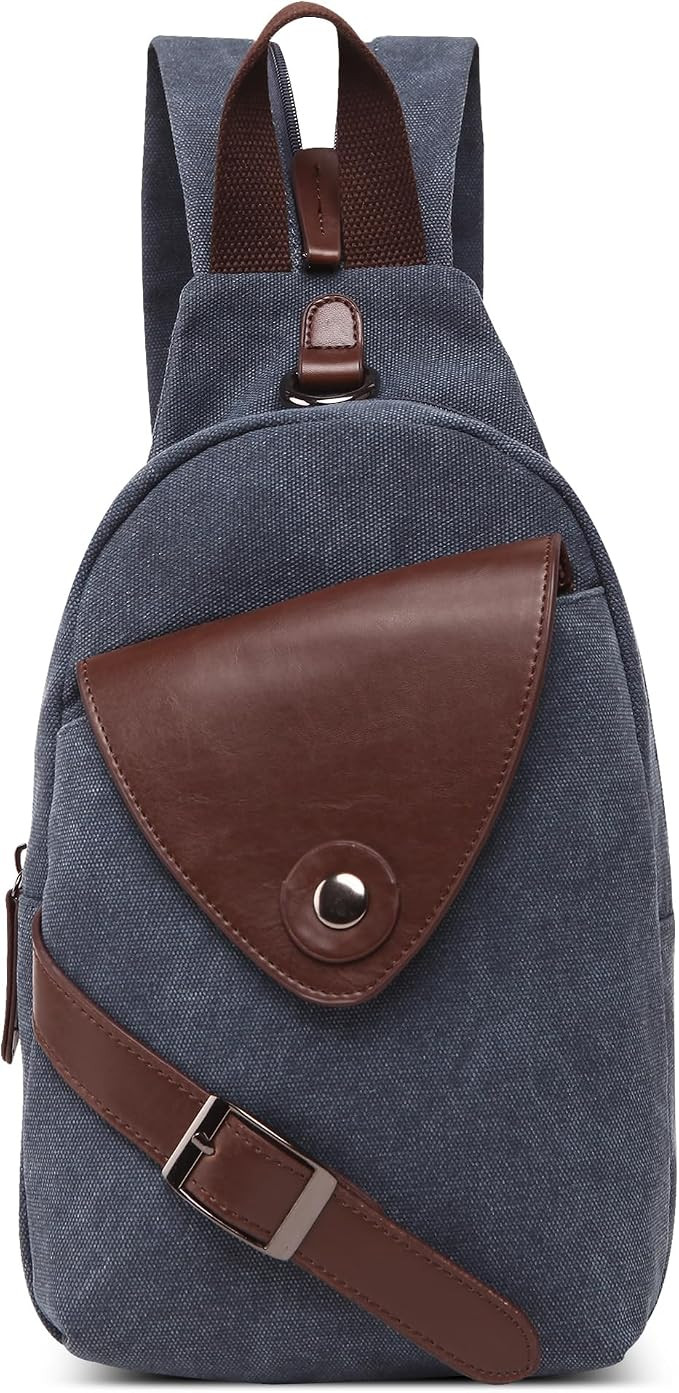 Men's Canvas Chest Bag Convertible - Blue L-image-705038a8-d0b7-4286-8deb-f2316f406d4f-113006