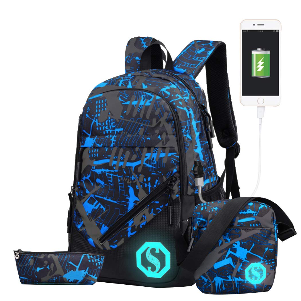 Unisex School Backpack Set - USB ColourG 3 Sets-image-f49c1d98-5a7d-45ef-98e2-f6092e8e0ed8-128214