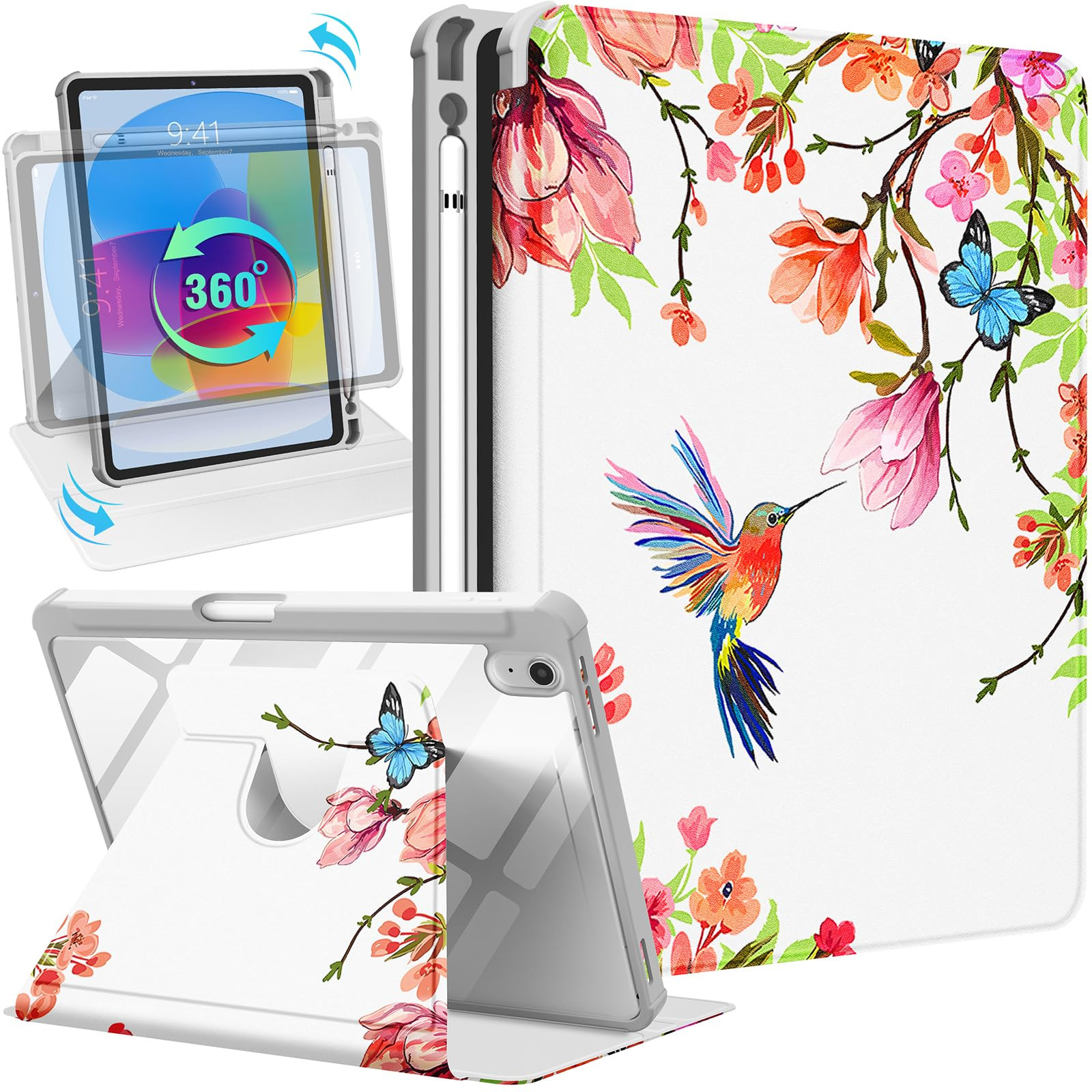 iPad 10th Gen 10.9 Case with Stand - Flower Bird-image-b27731de-b726-4f85-9675-b282ed2c96af-3339