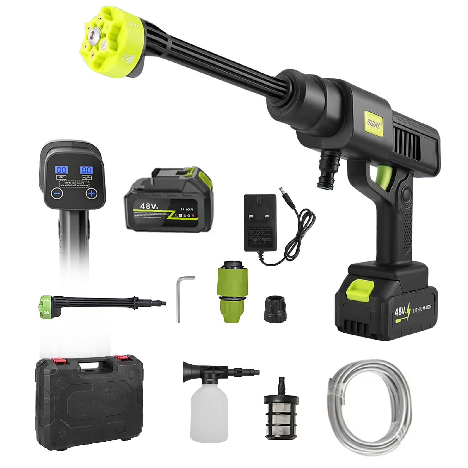 Cordless Pressure Washer 300W 6-in-1 Nozzle - 1 Battery-image-dd397d87-5b71-4dc8-b16d-836980430cc3-1154