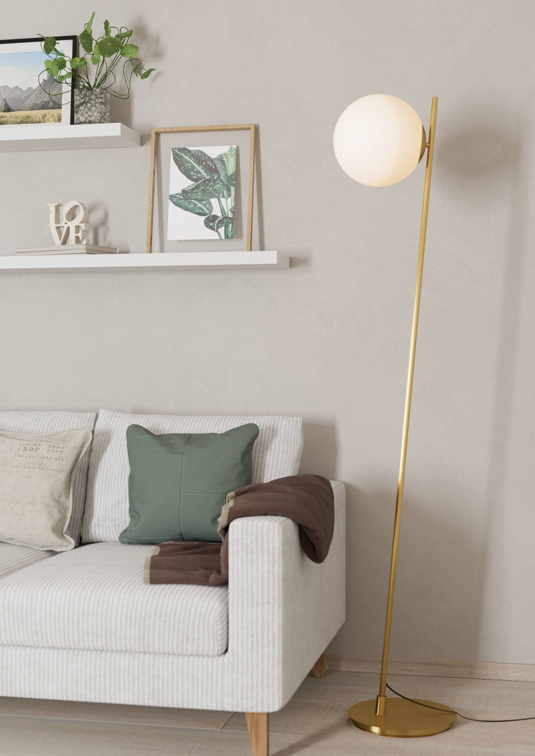 RONDO 4 Floor Lamp – Brushed Brass & Opal Matt Glass E27-image-532eccdf-396f-44ce-aae0-2cf290566f28-169725