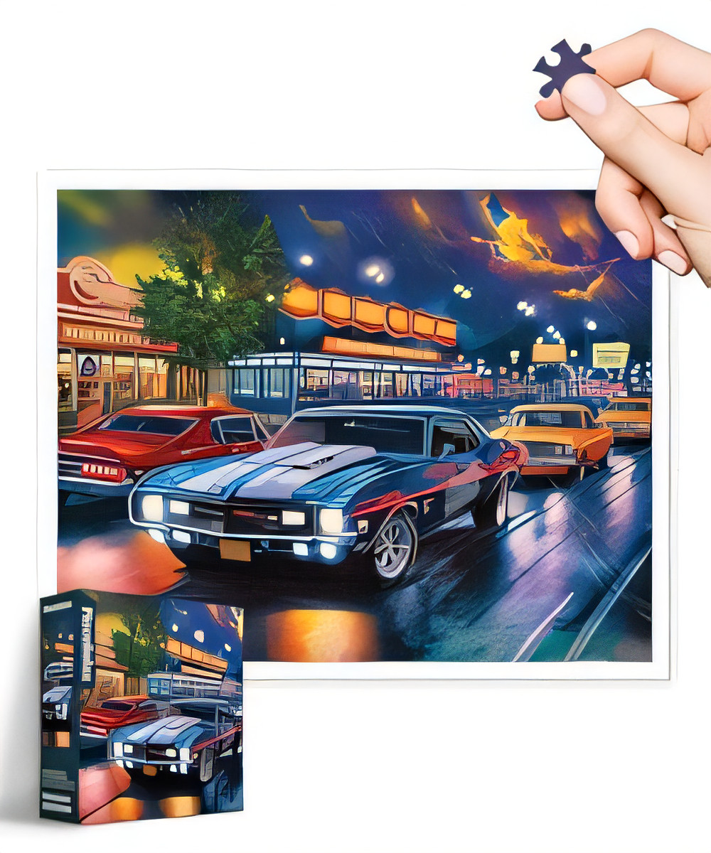 2000 Piece Jigsaw Puzzle - Rain on the Boulevard H3443-image-ba3af5cf-1e4a-48ff-88b9-615b146e3289-107994