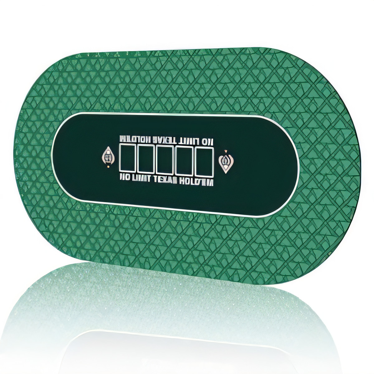 Poker Table Top Mat - 180x90cm Green Oval-image-65f2dd00-3a41-465a-84a3-80f5d91f421b-90887