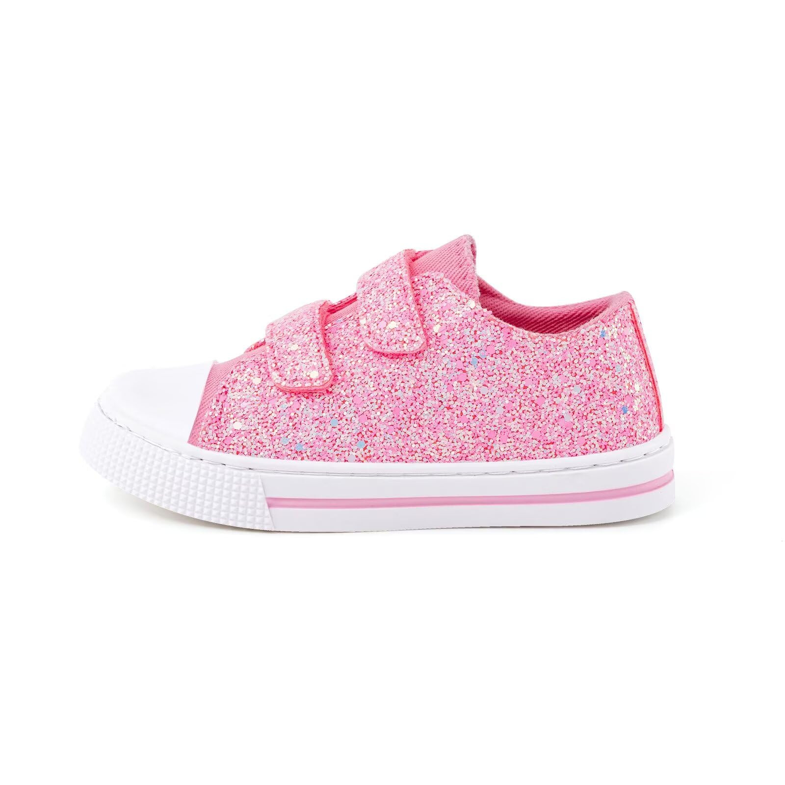 Girls Casual Trainers - Pink Glitter 5 UK Child-image-9275014f-ce88-45f2-a5d1-93abc9070494-135213