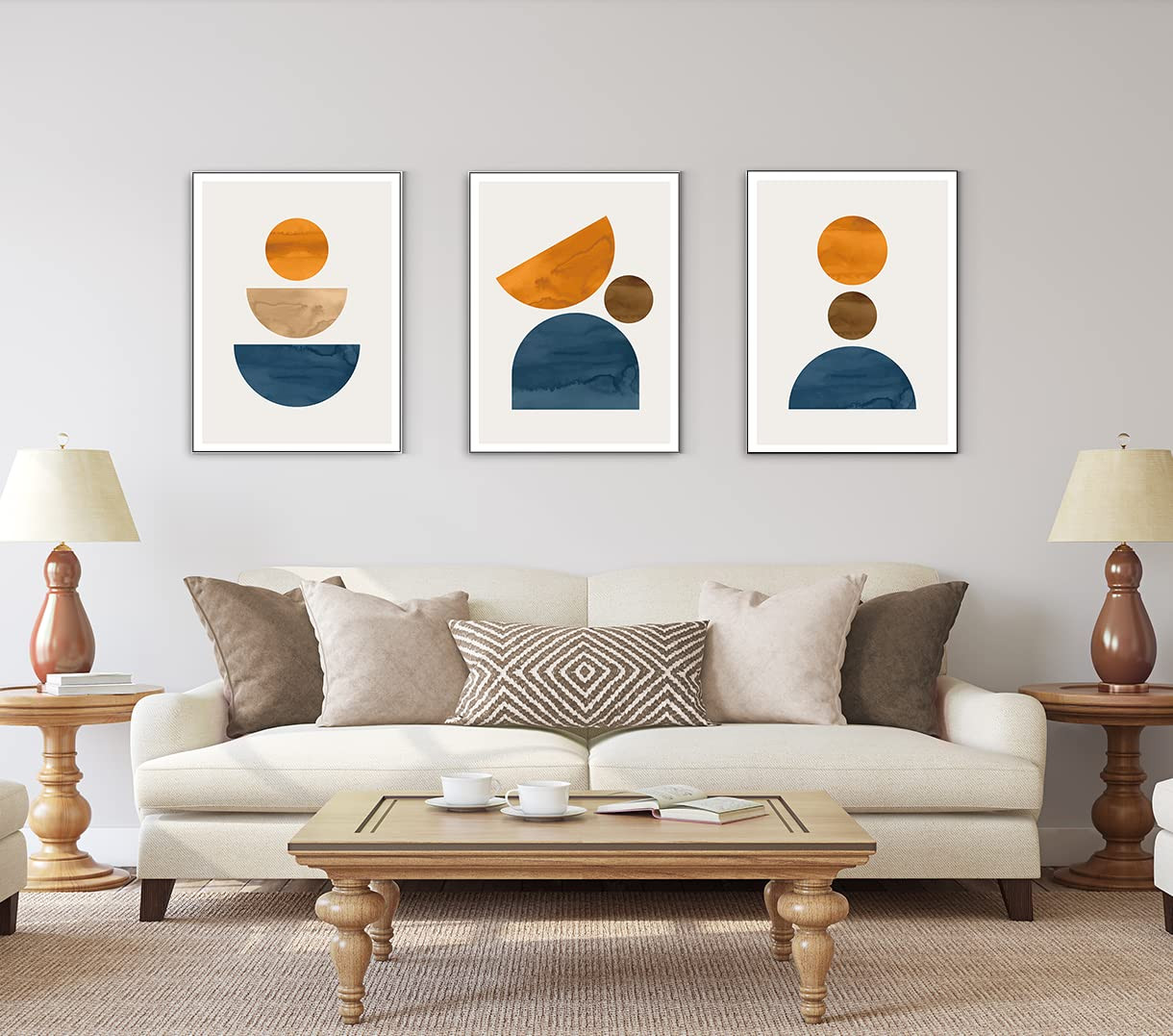 Geometric Canvas Wall Art Set - Style 1 60 x 90 cm x 3-image-ee1dea22-b97b-470c-b35f-37baa12e20e6-137475