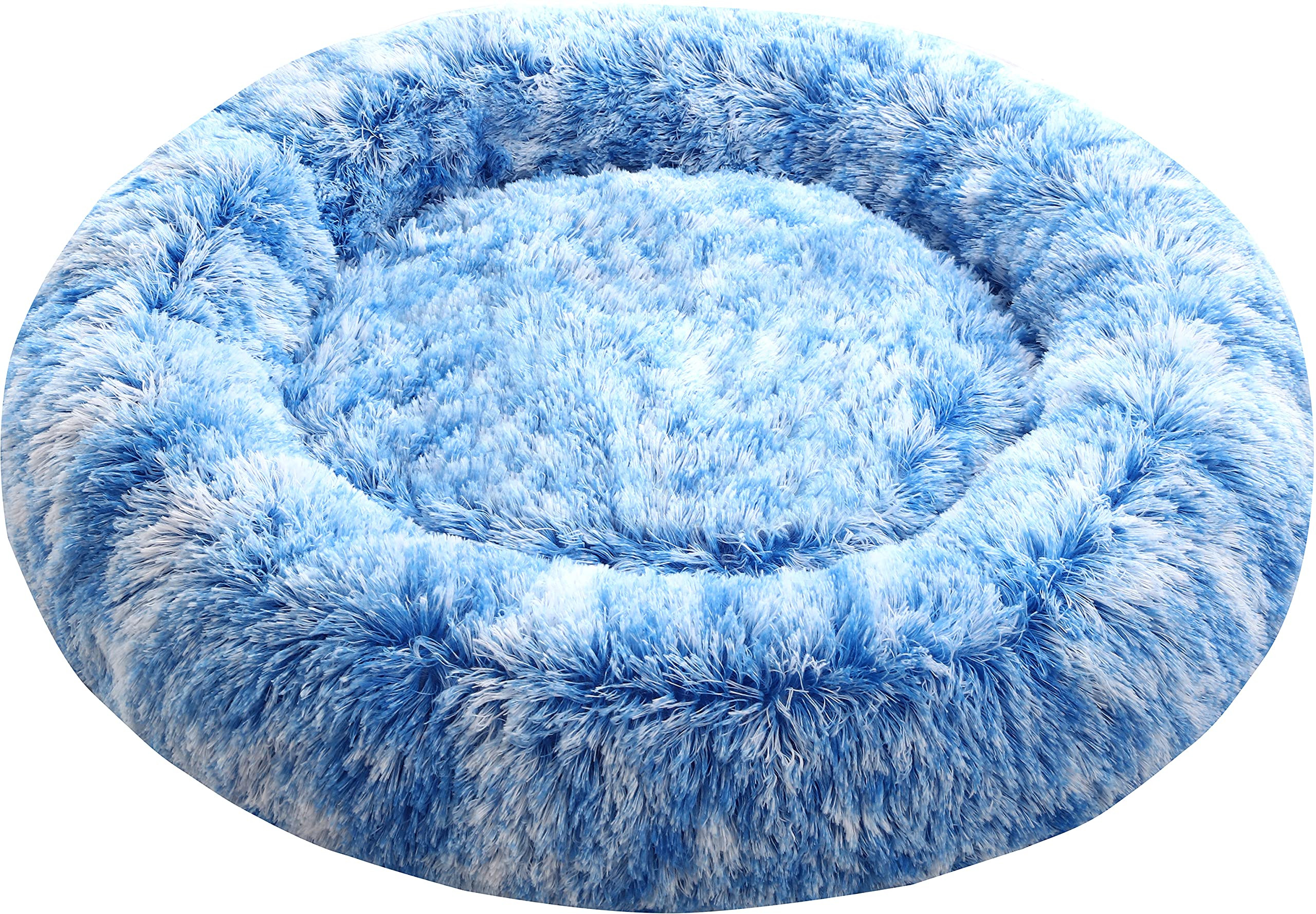 Calming Donut Dog Bed - Blue XXXL 120cm