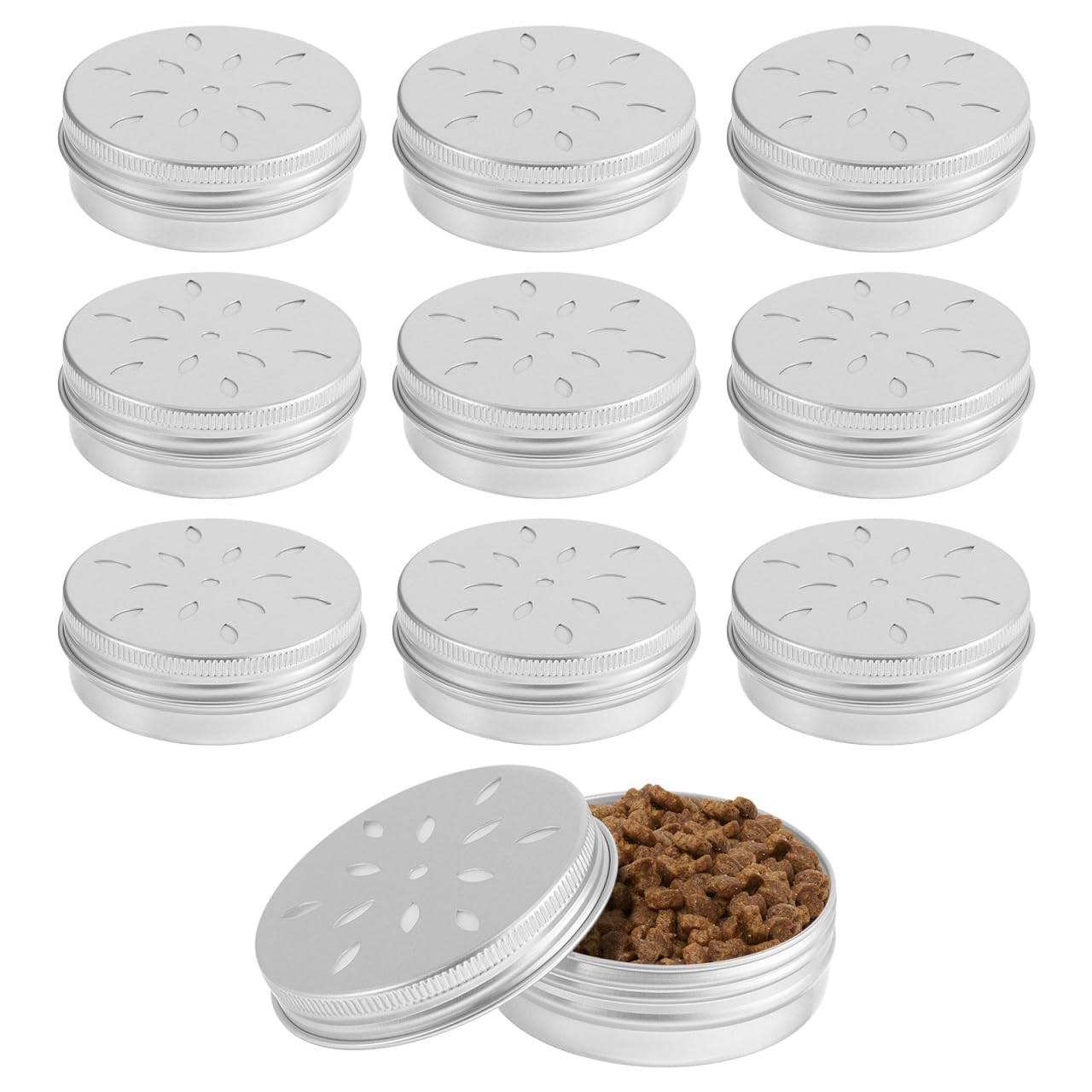 Dog Scent Training Box - Silver 6.8x6.8cm-image-b97ad5db-cf40-4347-a5ae-4f70a172242e-268916