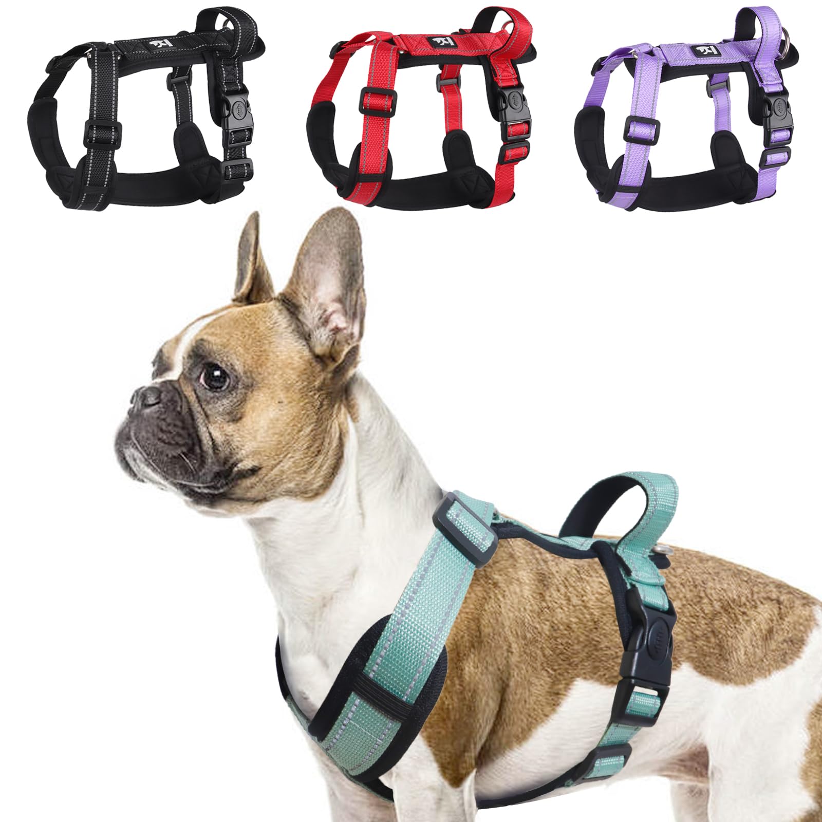 H-Shaped Dog Harness Reflective Handle - Green XL-image-7a70f4cf-6bcf-41db-bc6c-61d053cb050d-125805