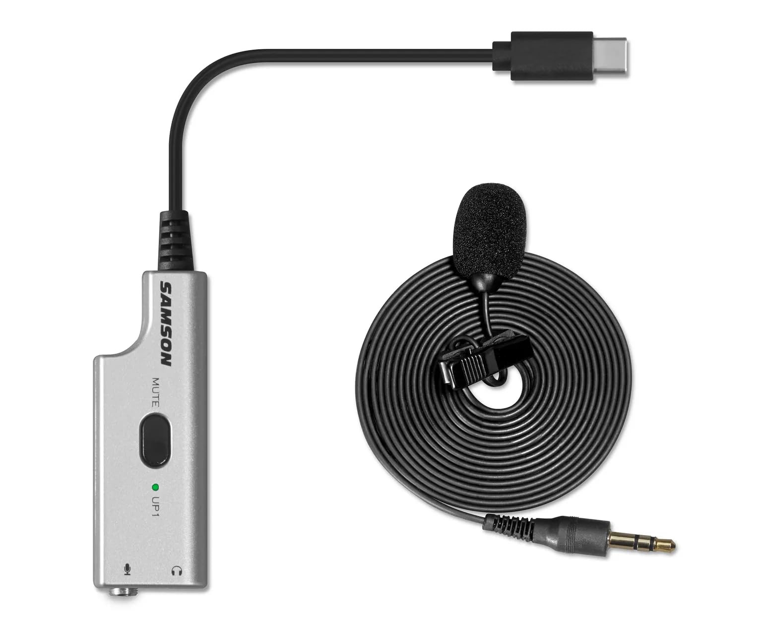 Lavalier Microphone USB Plug and Play - Silver/Black-image-5aca7767-922b-48ac-848e-c74f3c60e62f-1574