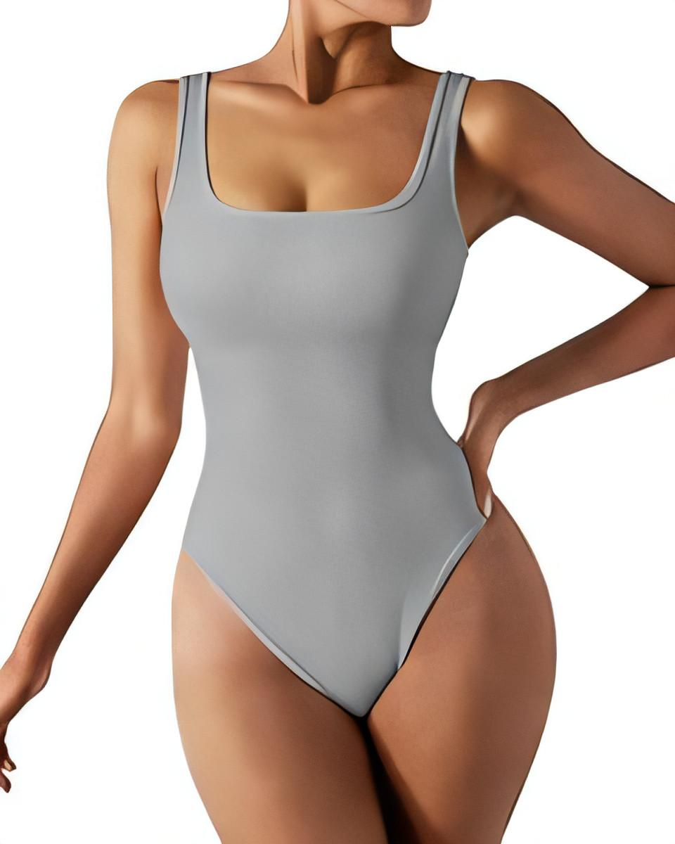 Ribbed Shapewear Bodysuit - Size M-image-9ca0206c-7fe8-455f-8d33-76b428d6ba61-92002