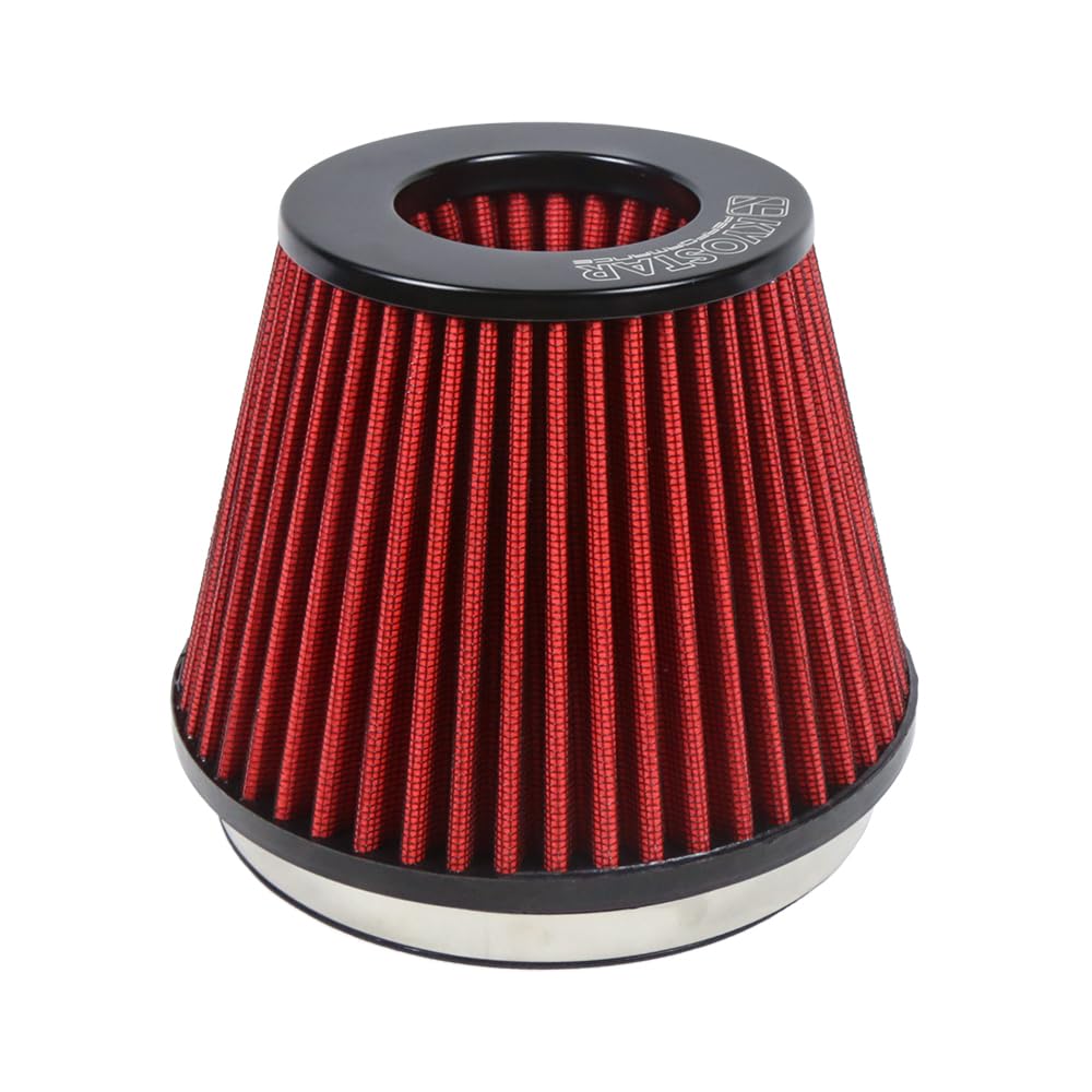 Cold Air Intake Cone Filter - Red 152mm