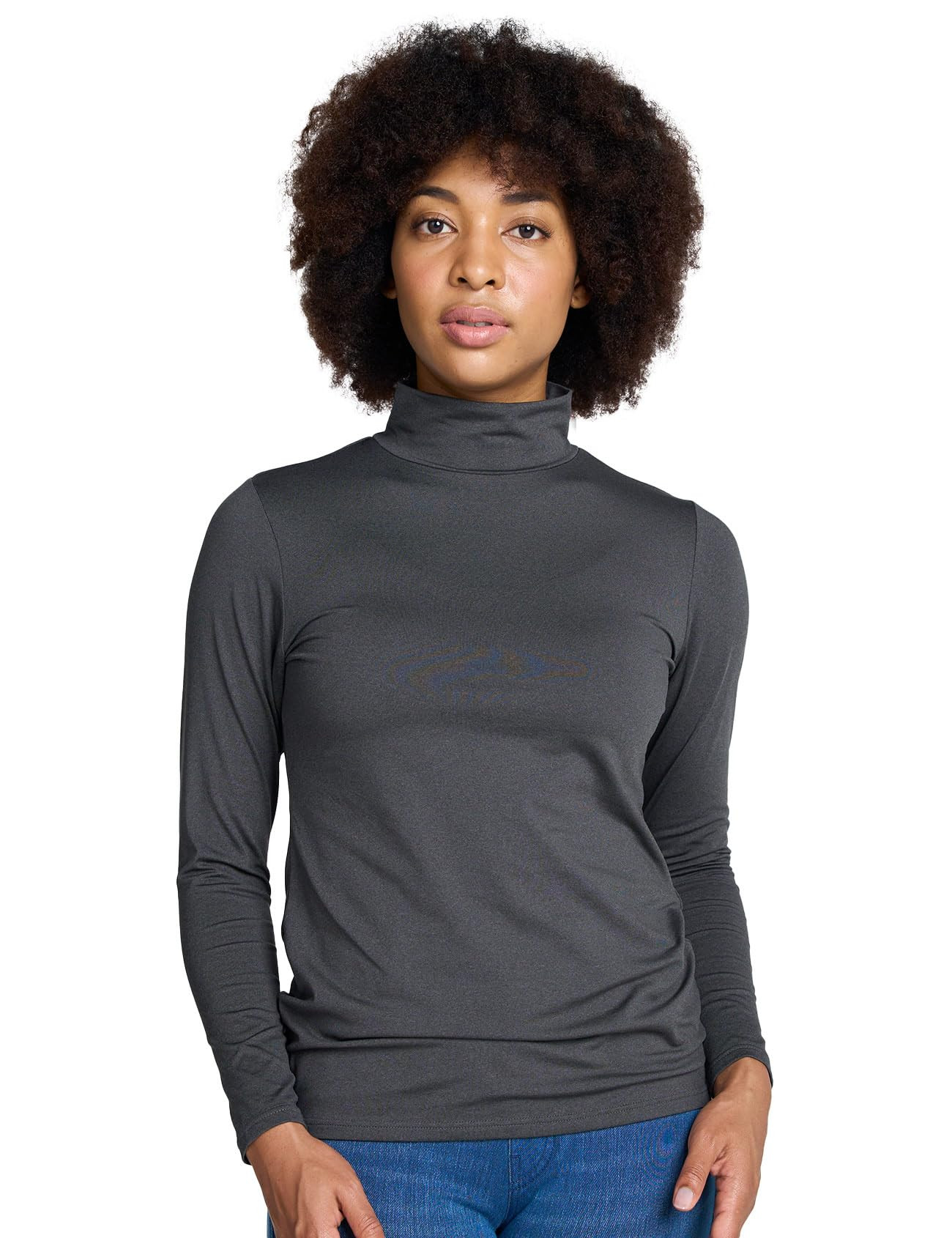 LAPASA Women's Thermal Underwear Mock Neck Breathable Midweight