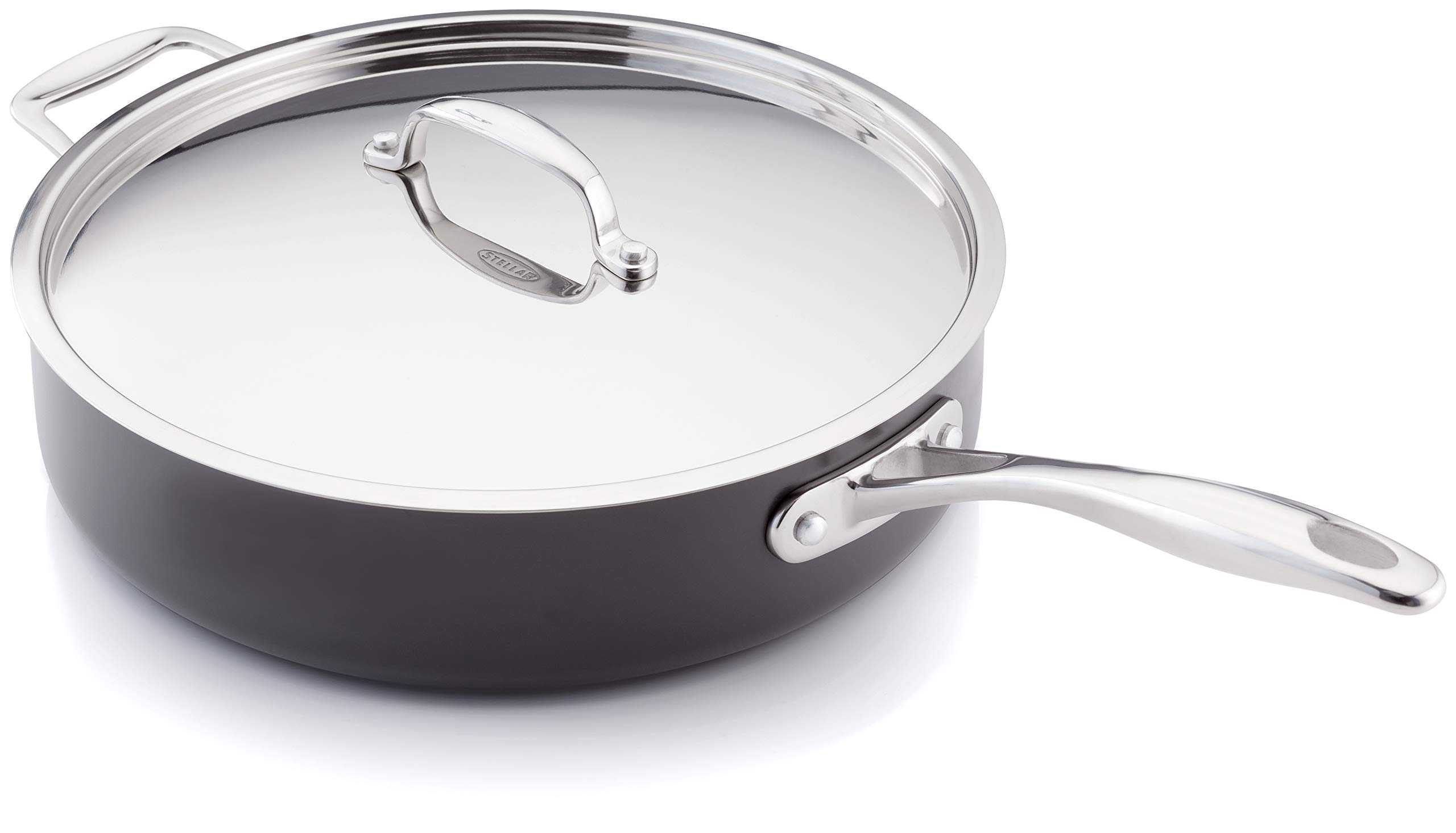 Stellar Saute Pan Non-Stick Anodised - Black 28cm-image-5b73ec19-39ef-4dfc-b599-cfaafe5ece0c-2302
