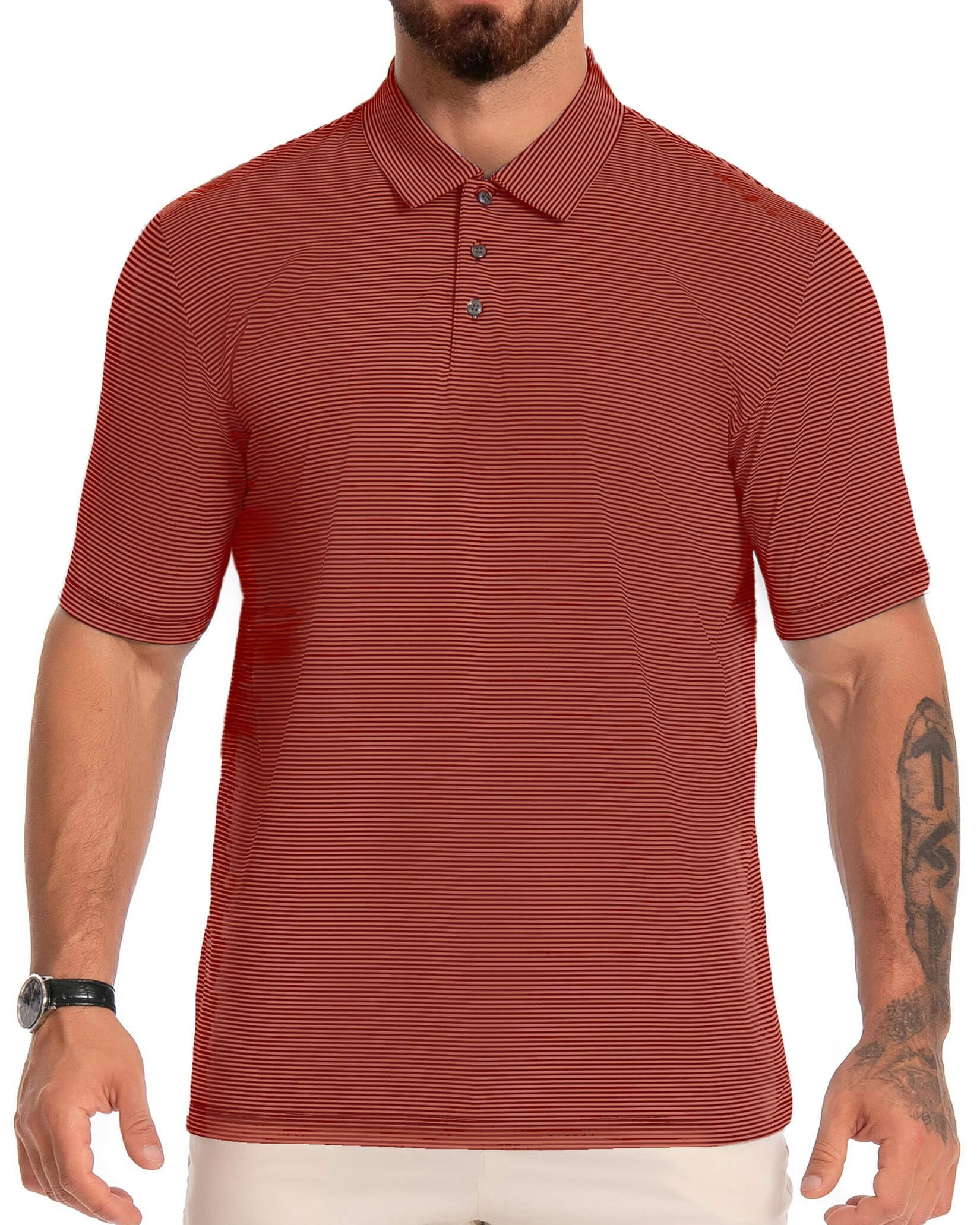 Men's Golf Polo Shirt - Red XL-image-1b426658-65a2-4903-b55e-1e7db42d9a93-4221