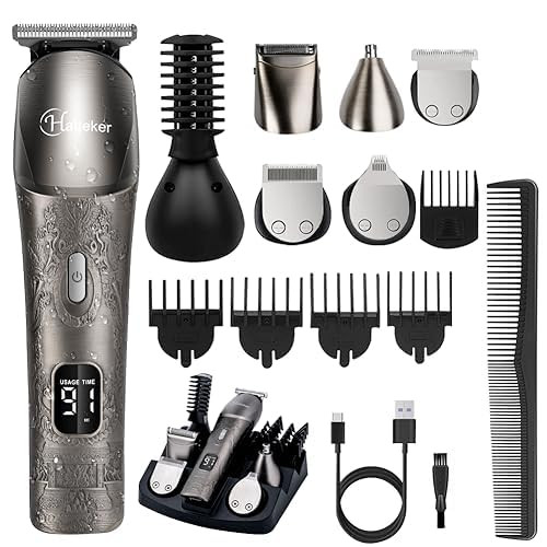 6-in-1 Beard Trimmer Waterproof - Silver Grey-image-56e752c0-317b-4e7d-89df-b8710a8eb62a-268298