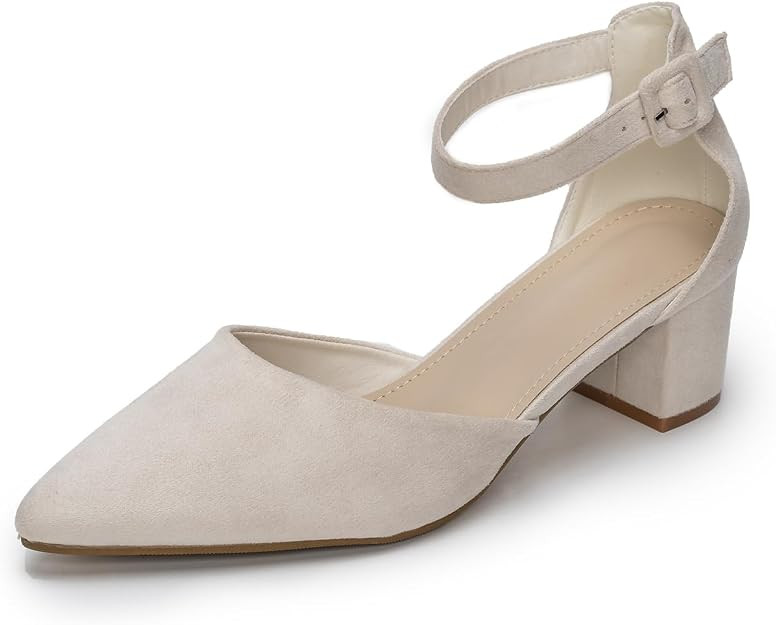 Women's Court Shoes Low Heel - Beige UK 8-image-18b7241a-6bd9-4f3d-9587-93c6e3607eb3-115991